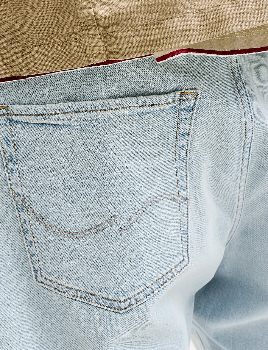 Jack & Jones - JJITONY JJORIGINAL SHORTS AM 460 SN - jorts - blue denim - 5