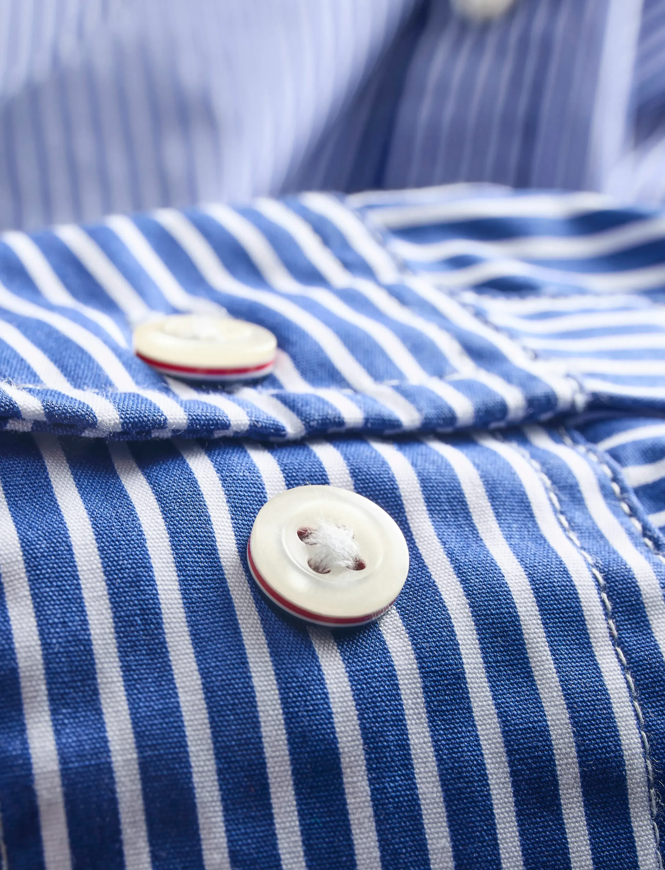 Jack & Jones - JJMATHEO DETAIL PRINT SHIRT LS - gestreifte hemden - medieval blue - 3
