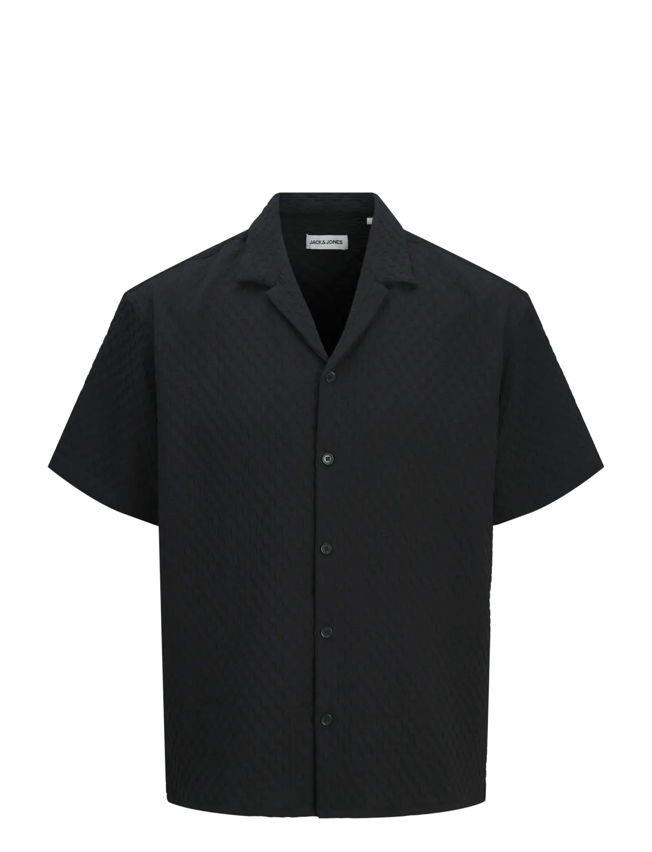 Jack & Jones JJSEAN RESORT SHIRT SS - Skjorter - BLACK / black