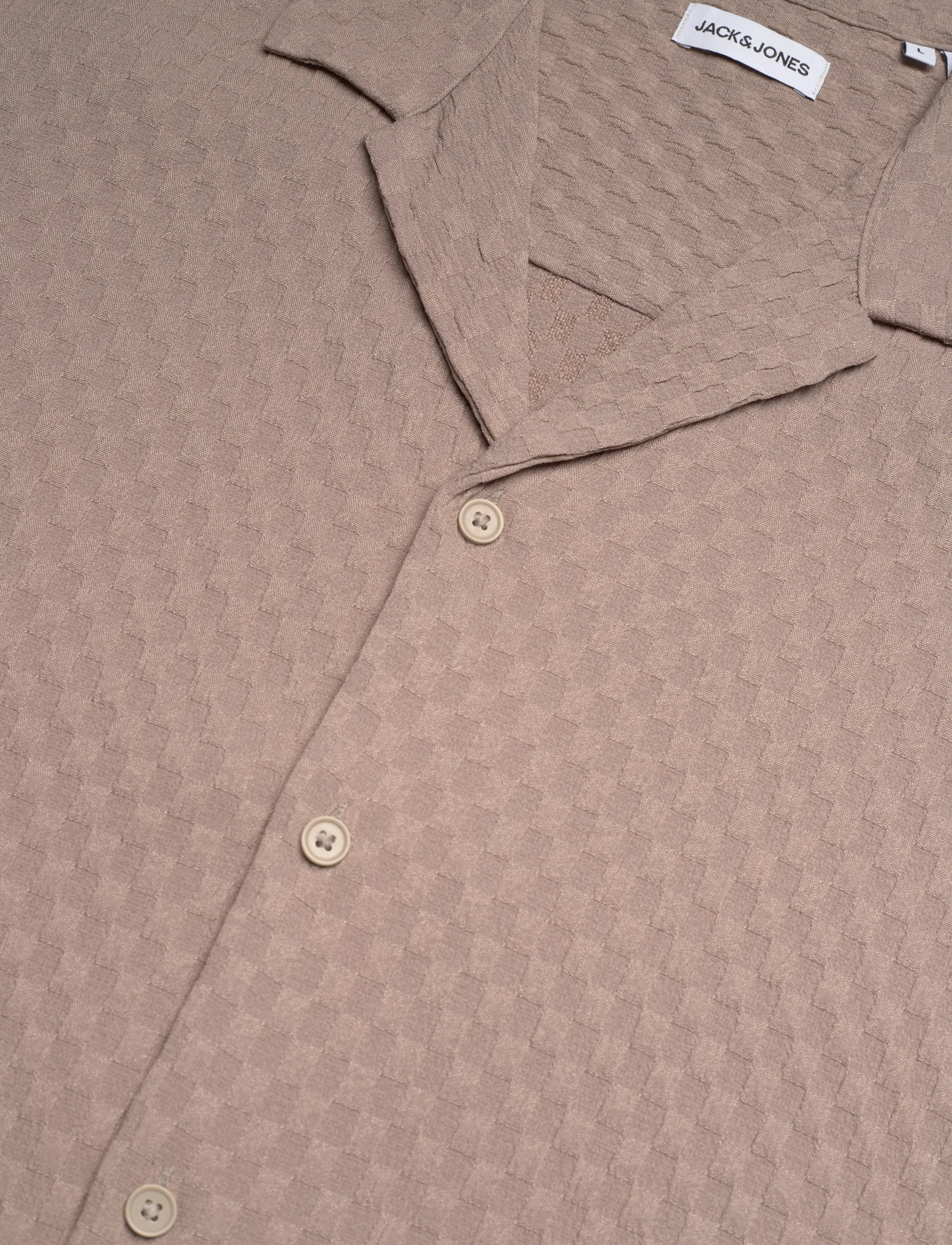Jack & Jones - JJSEAN RESORT SHIRT SS - kortärmade skjortor - string - 3