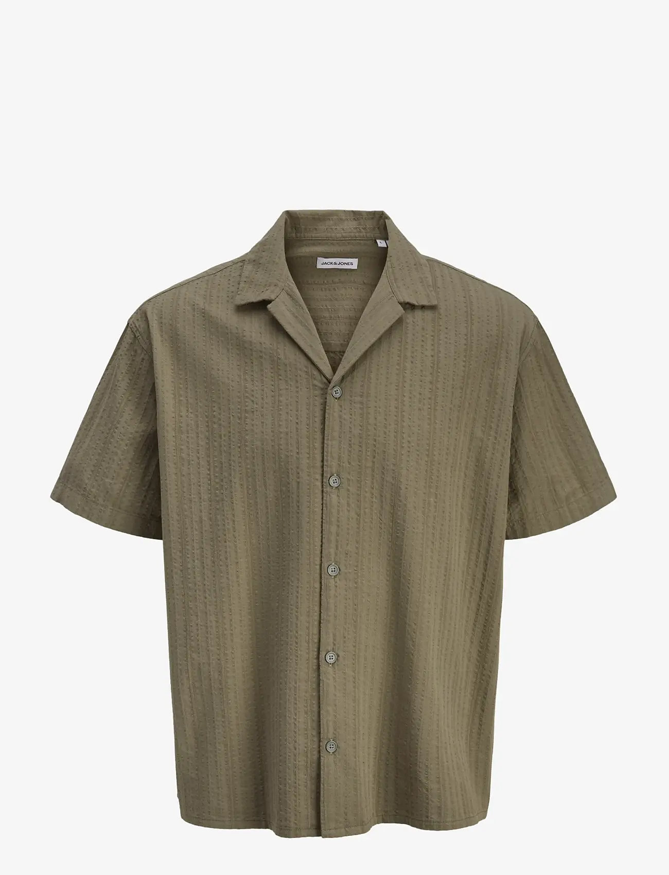 Jack & Jones - JJETYSON RESORT SHIRT SS SN - kortærmede skjorter - vetiver - 1