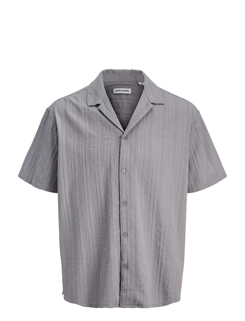 Jack & Jones - JJETYSON RESORT SHIRT SS SN - kortærmede skjorter - weathervane - 0