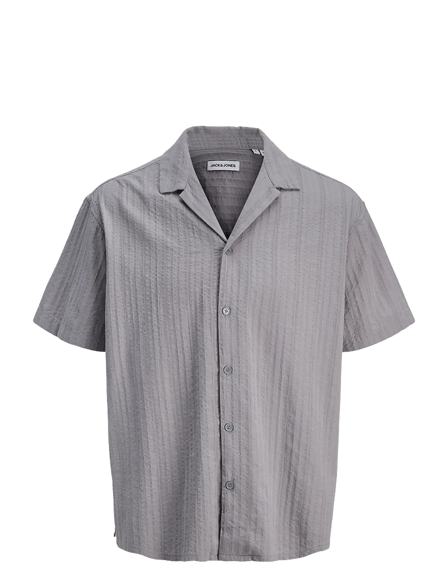 Jack & Jones - JJETYSON RESORT SHIRT SS SN - lühikeste varrukatega särgid - weathervane - 0