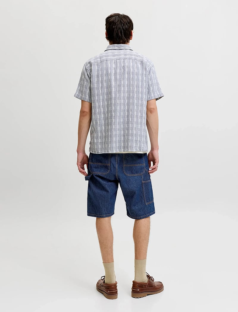 Jack & Jones - JJIALEX JJCARPENTER SHORTS NS 830 - cargo shorts - blue denim - 3