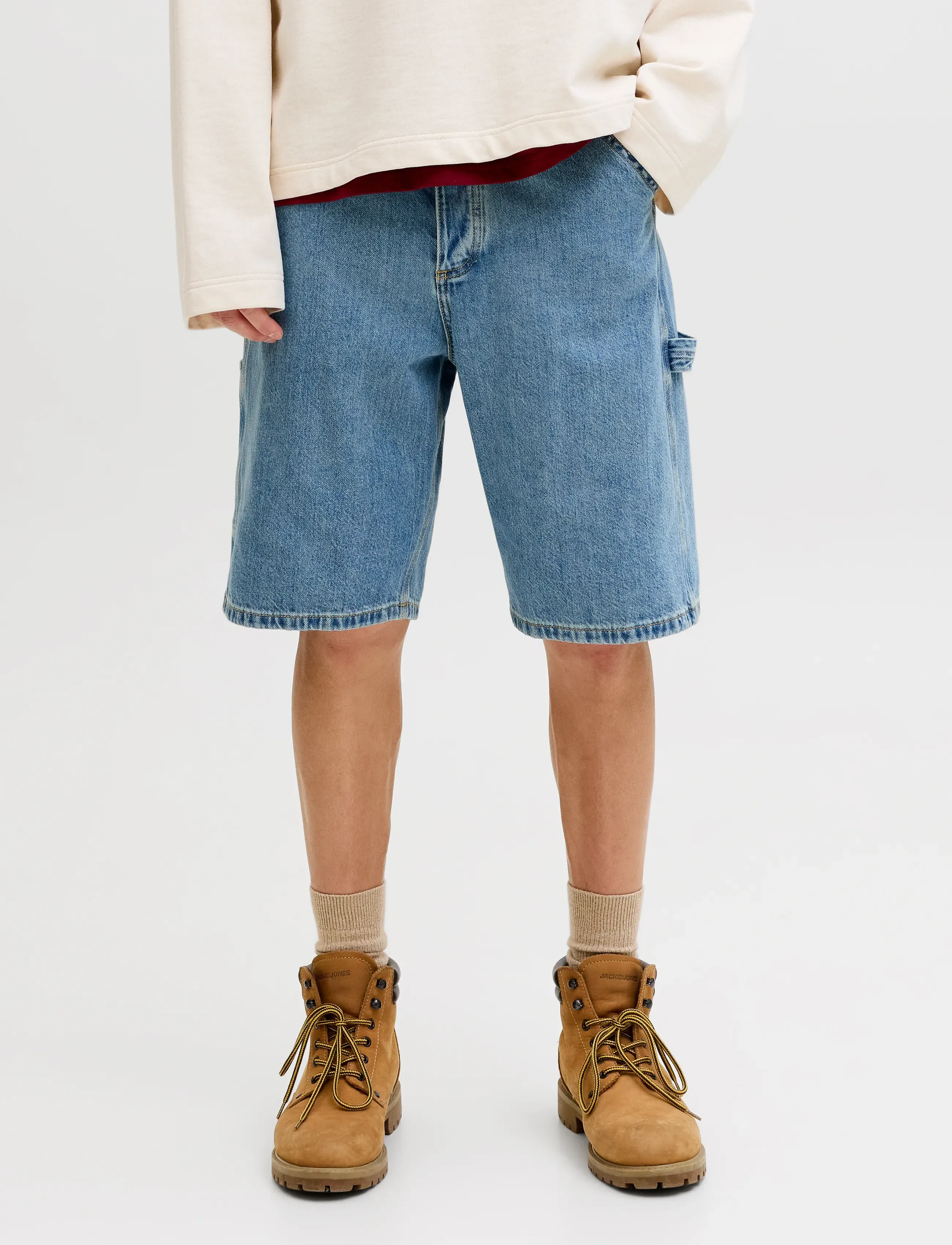 Jack & Jones JJIALEX JJCARPENTER SHORTS NS 830 - Kollektionen - BLUE DENIM / blue