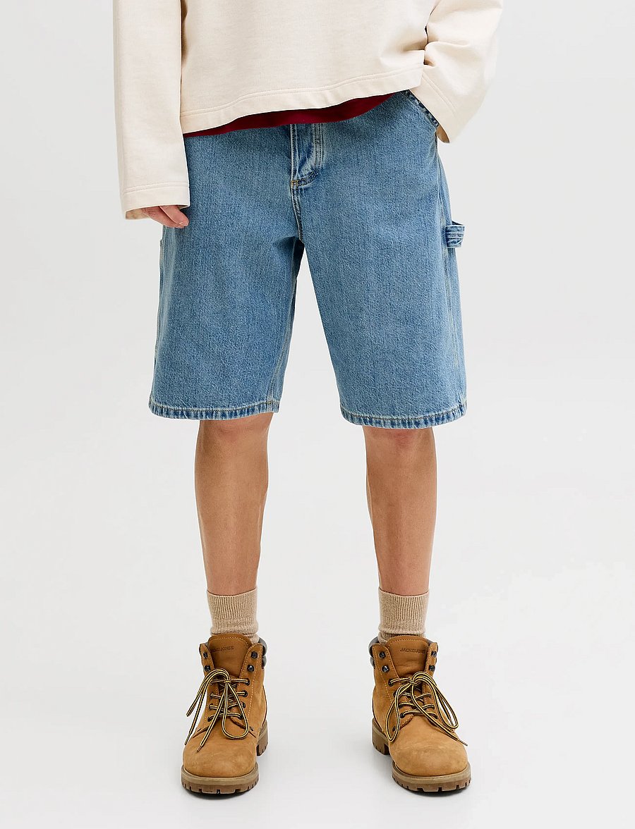 Jack & Jones - JJIALEX JJCARPENTER SHORTS NS 830 - cargo shorts - blue denim - 0