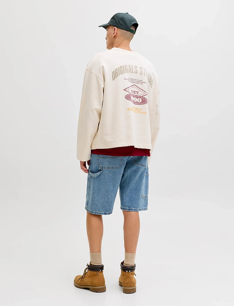 Jack & Jones - JJIALEX JJCARPENTER SHORTS NS 830 - lühikesed kargopüksid - blue denim - 3