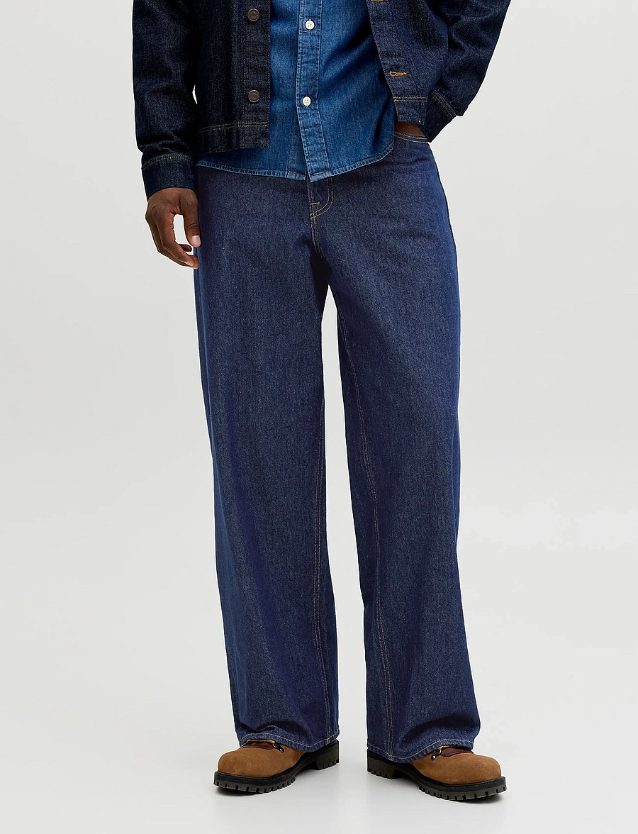 Jack & Jones - JJIDAVE JJORIGINAL NS 201 SN - loose jeans - blue denim - 0