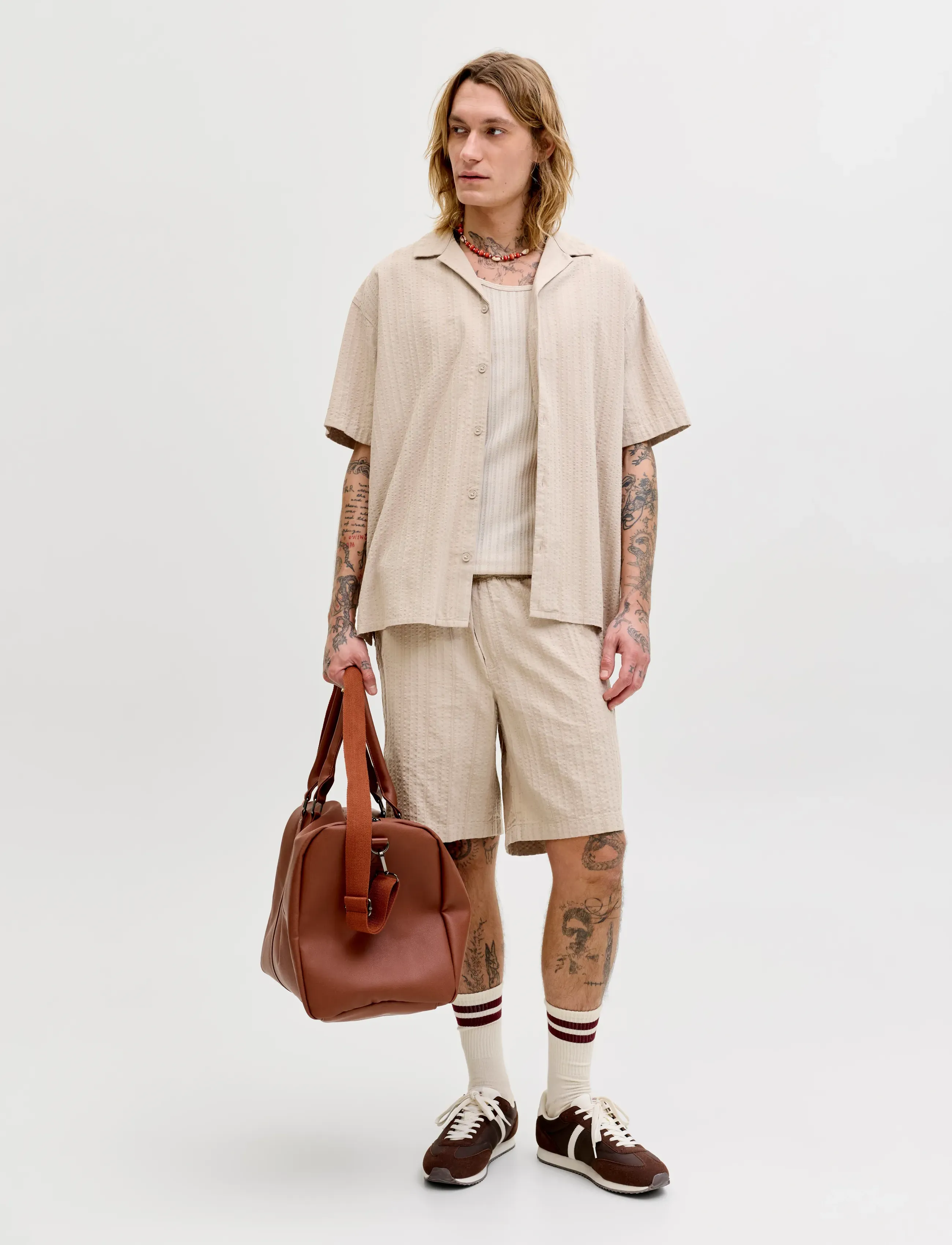 Jack & Jones - JPSTJAIDEN TYSON JOGGER SHORTS REG - casual shorts - string - 4