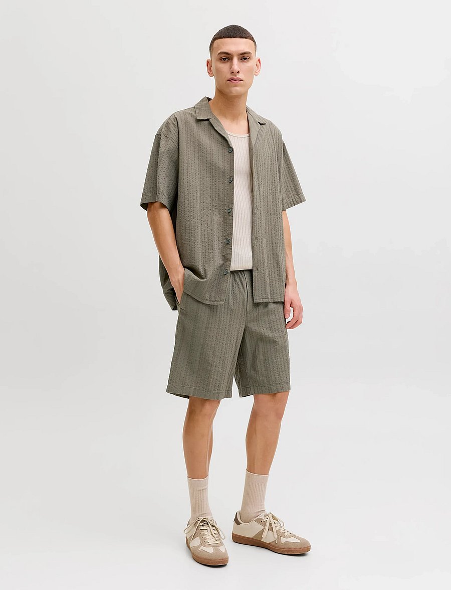 Jack & Jones - JPSTJAIDEN TYSON JOGGER SHORTS REG - lühikesed vabaajapüksid - vetiver - 4