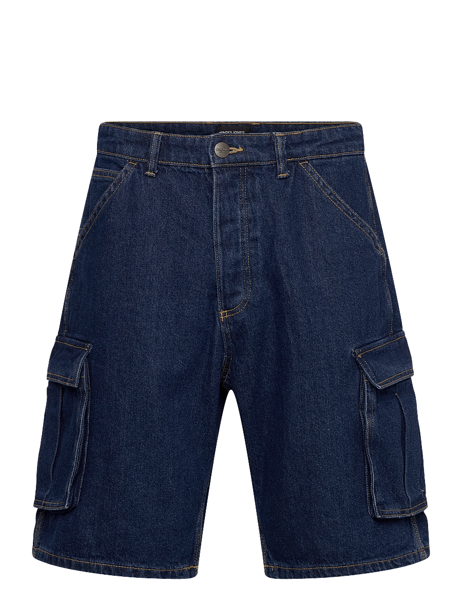 Jack & Jones - JJIALEX JJCARGO SHORTS AT 309 - cargo shorts - blue denim - 0