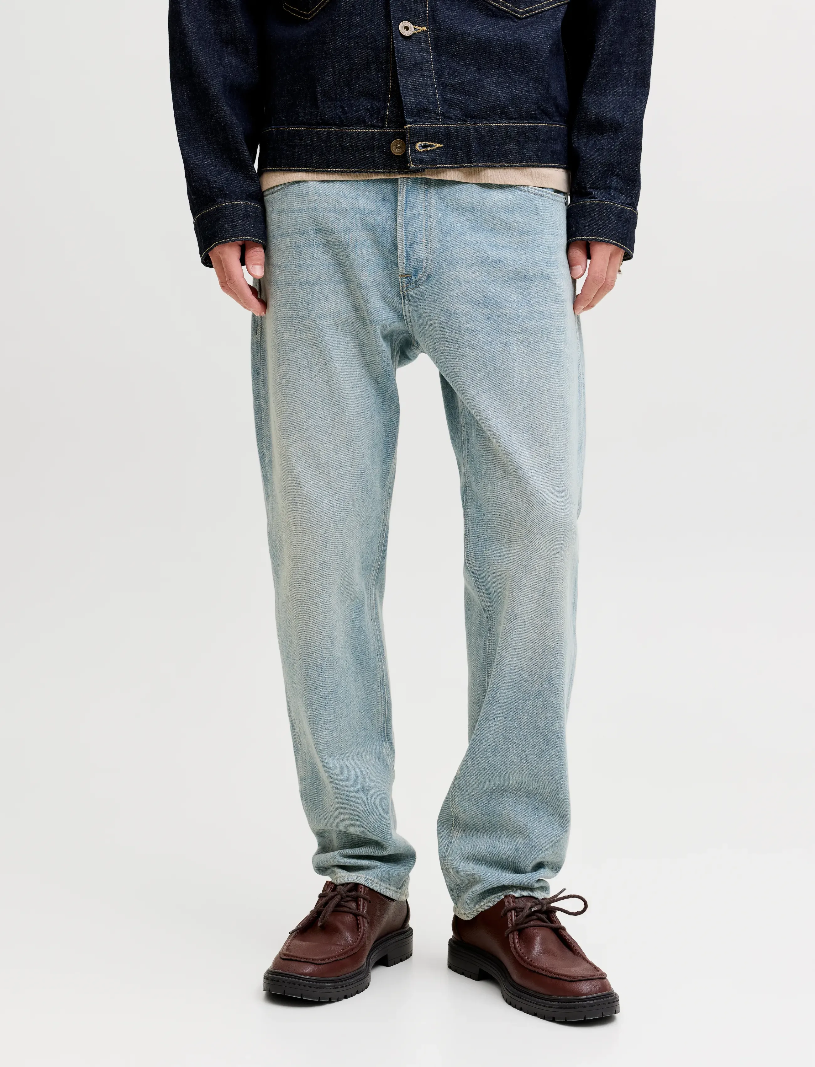 Jack & Jones - JJICHRIS JJORIGINAL NS 402 - loose jeans - blue denim - 0