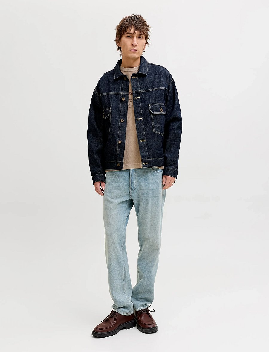 Jack & Jones - JJICHRIS JJORIGINAL NS 402 - loose jeans - blue denim - 4