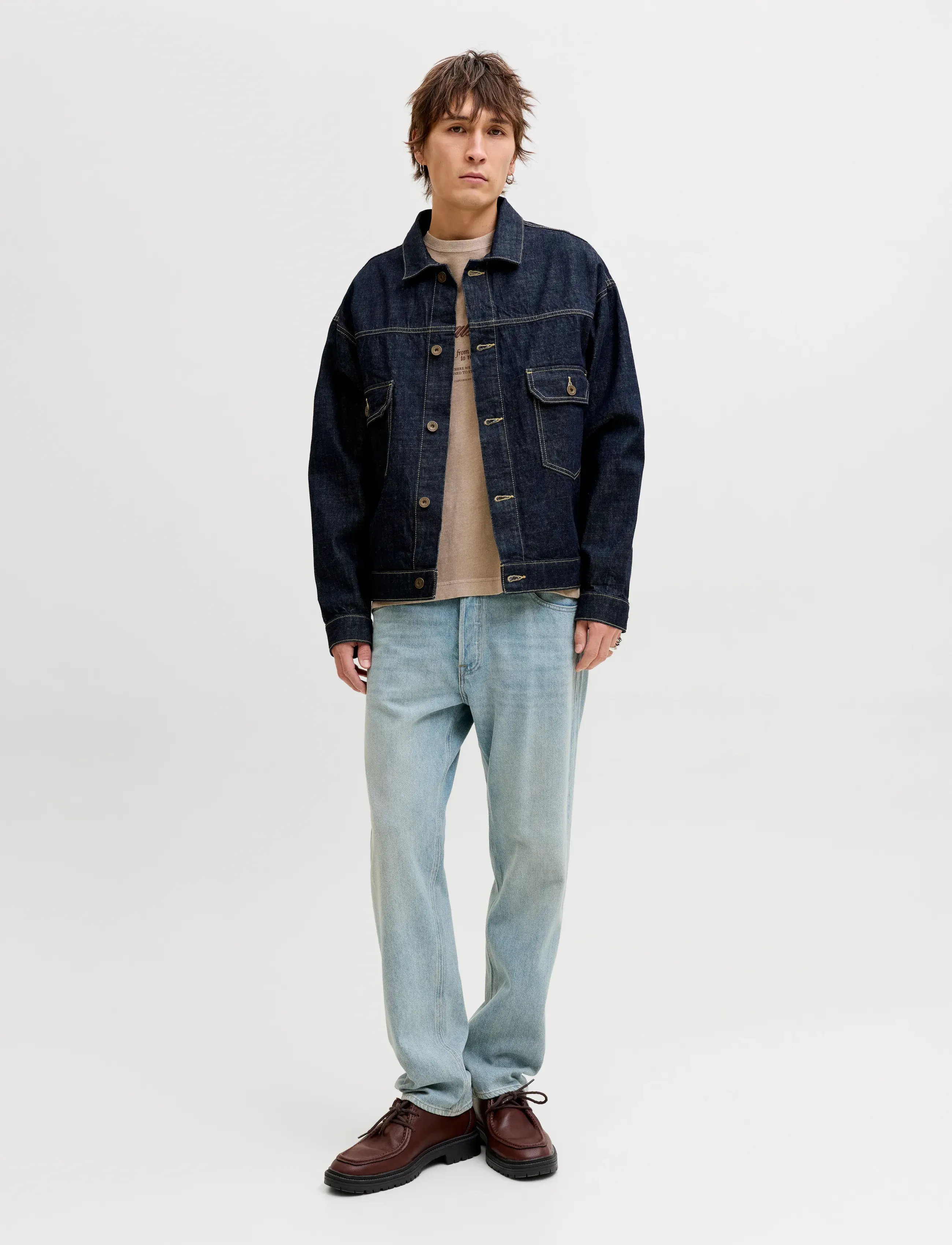 Jack & Jones - JJICHRIS JJORIGINAL NS 402 - loose jeans - blue denim - 4