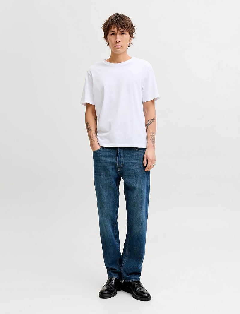 Jack & Jones - JJICHRIS JJORIGINAL NS 403 - tavalised teksad - blue denim - 4