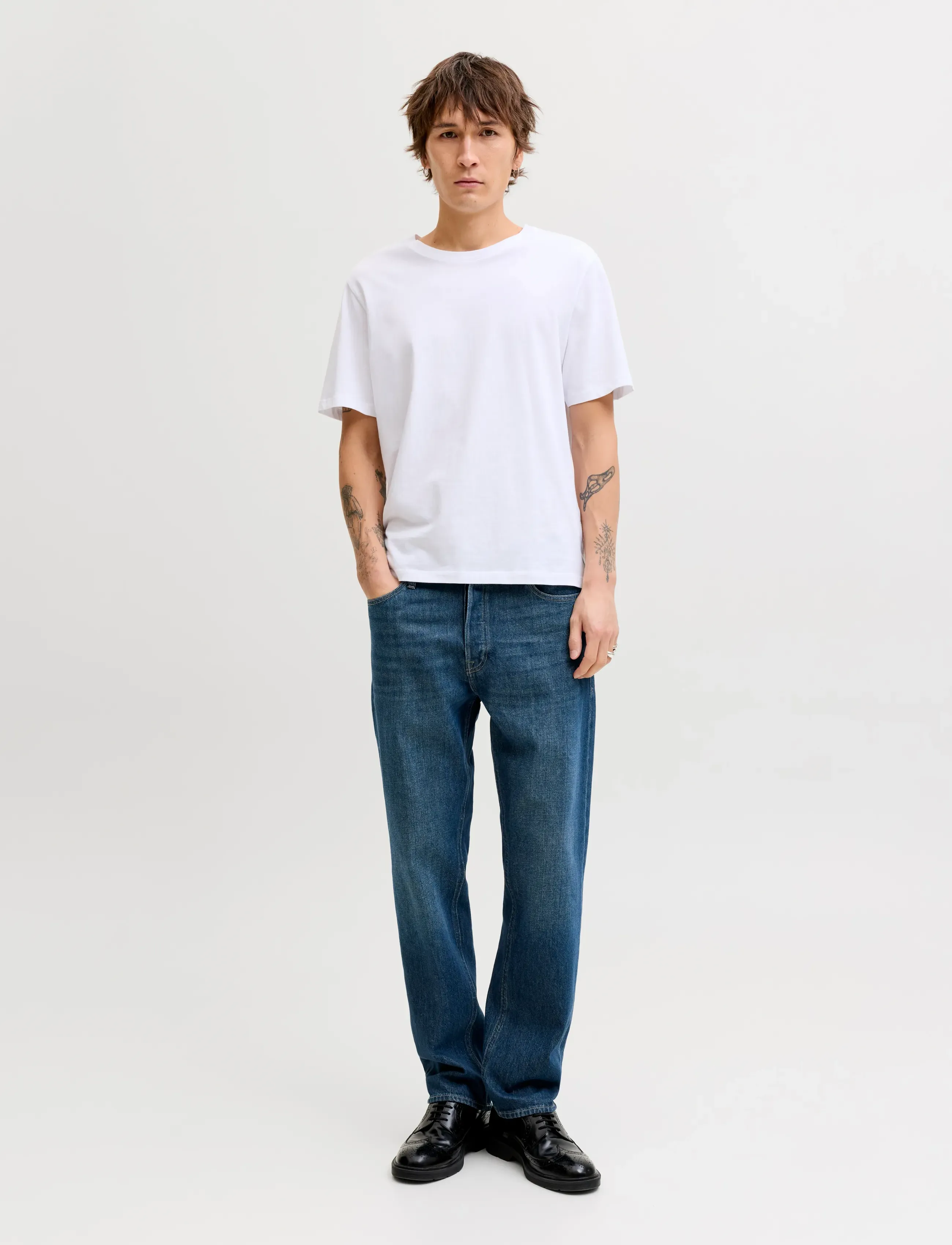 Jack & Jones - JJICHRIS JJORIGINAL NS 403 - regular jeans - blue denim - 4