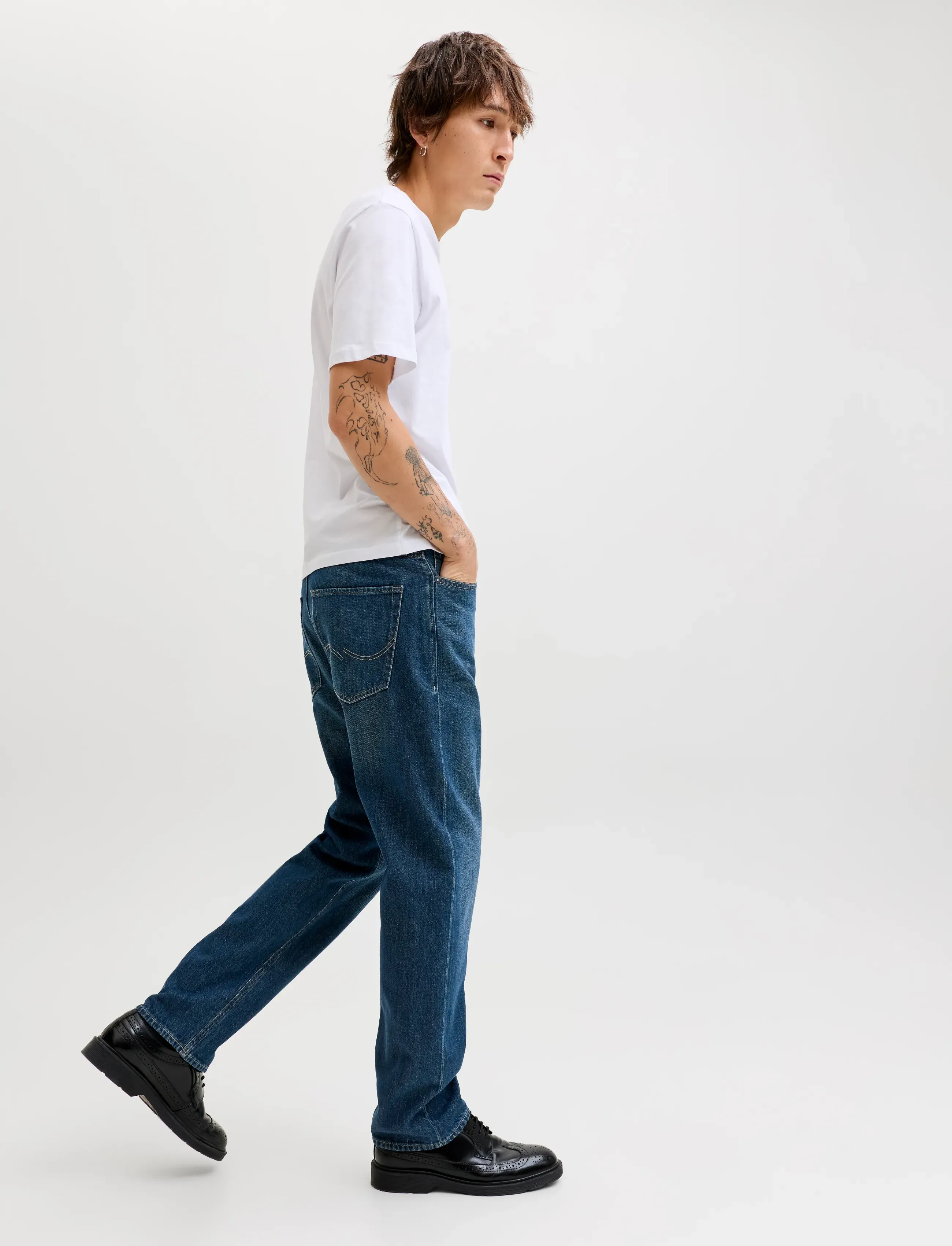 Jack & Jones - JJICHRIS JJORIGINAL NS 403 - regular jeans - blue denim - 5