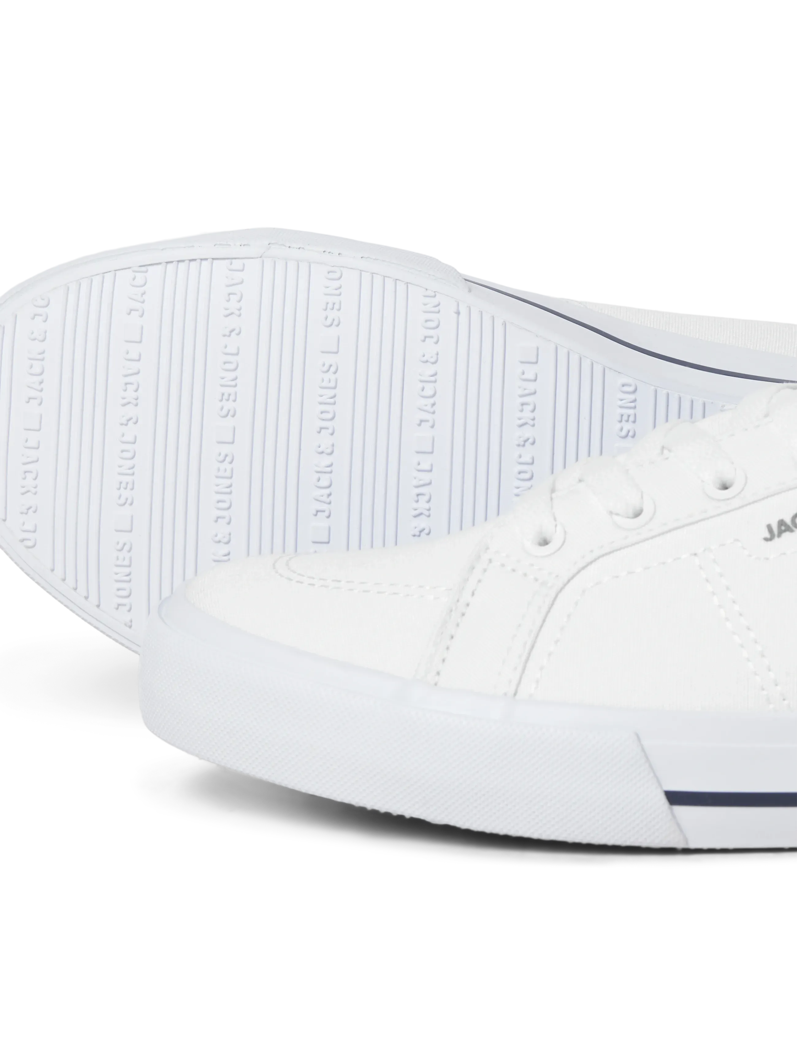 Jack & Jones - JFWJERRY CANVAS SNEAKER NOOS - niedriger schnitt - white - 5