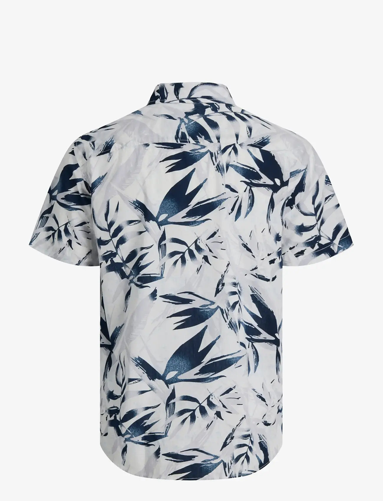 Jack & Jones - JJHONOLULU AOP SHIRT SS - lühikeste varrukatega särgid - cloud dancer - 2