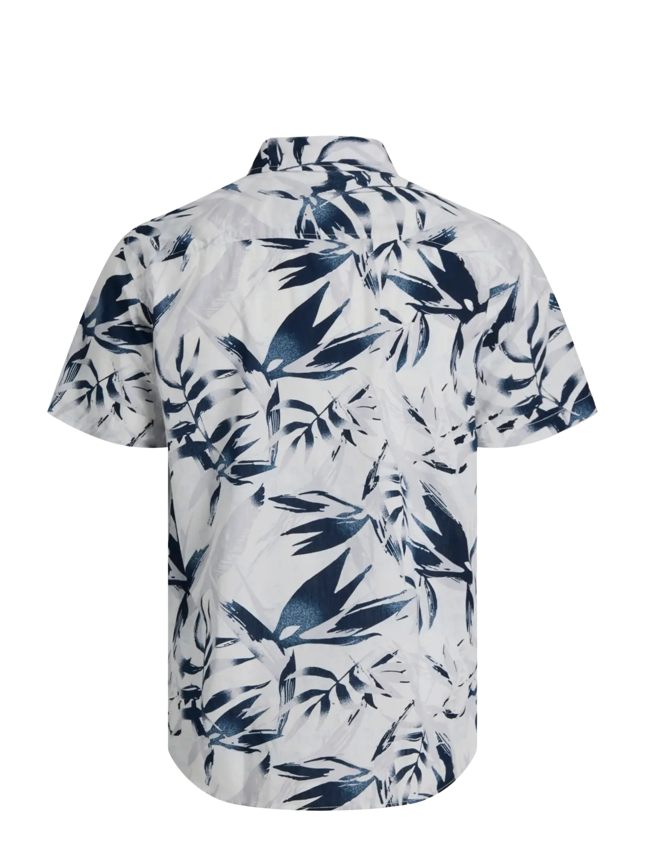 Jack & Jones - JJHONOLULU AOP SHIRT SS - kurzarmhemden - cloud dancer - 2