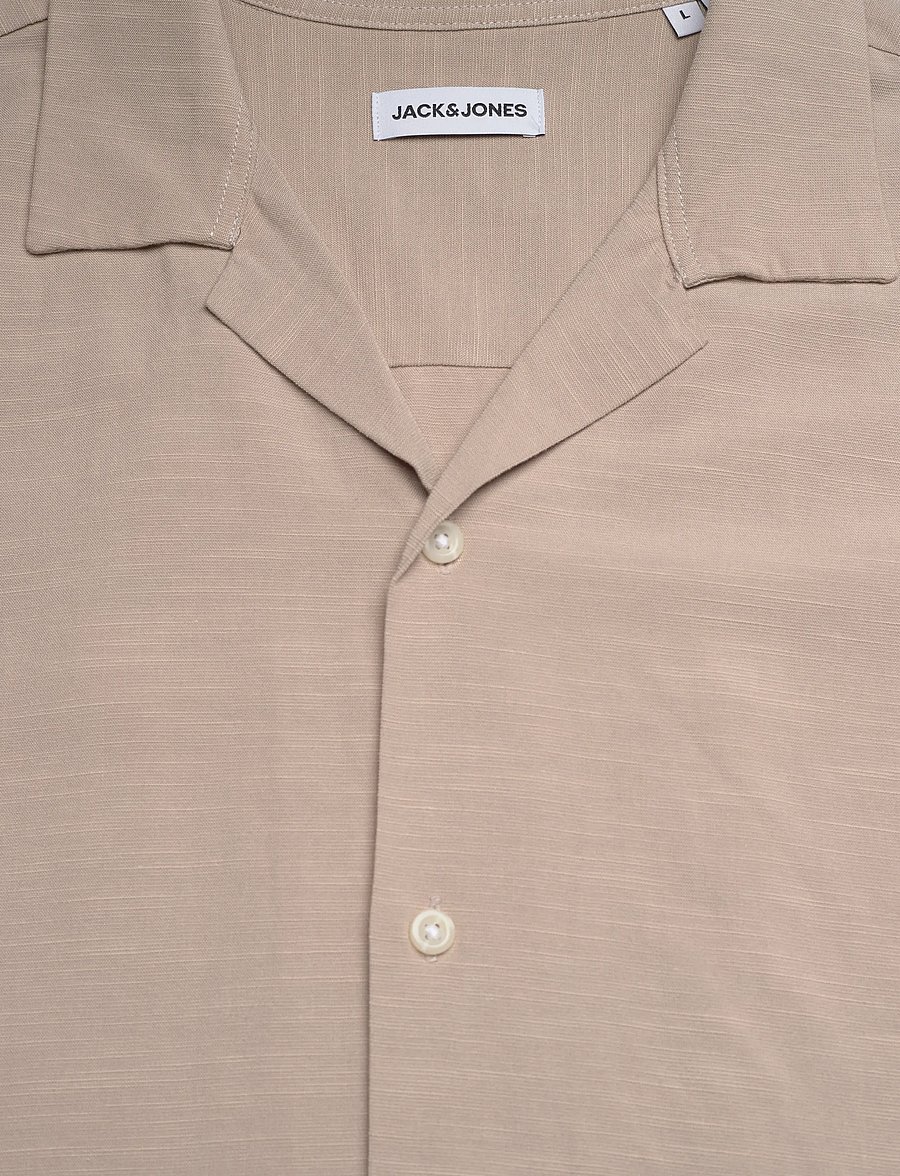 Jack & Jones - JJALFREDO SLUB RESORT SHIRT SS - hemden mit muster - string - 2