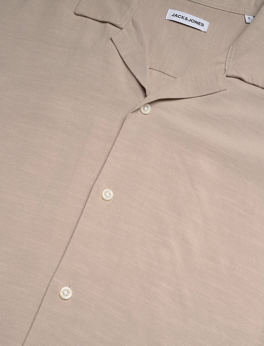 Jack & Jones - JJALFREDO SLUB RESORT SHIRT SS - hemden mit muster - string - 3