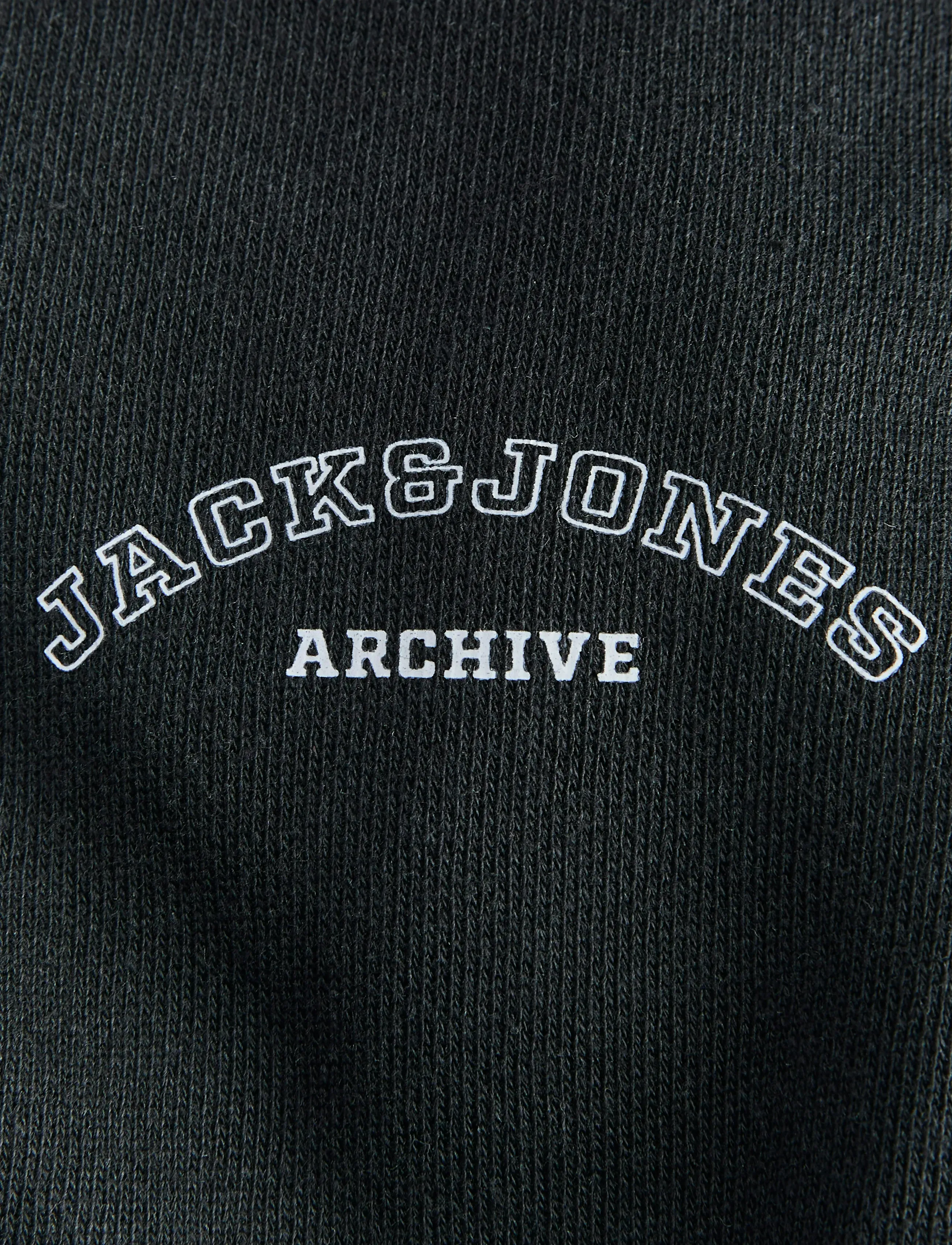 Jack & Jones - JPSTGORDON COLLEGE SWEAT PANTS - mallistot - black - 2