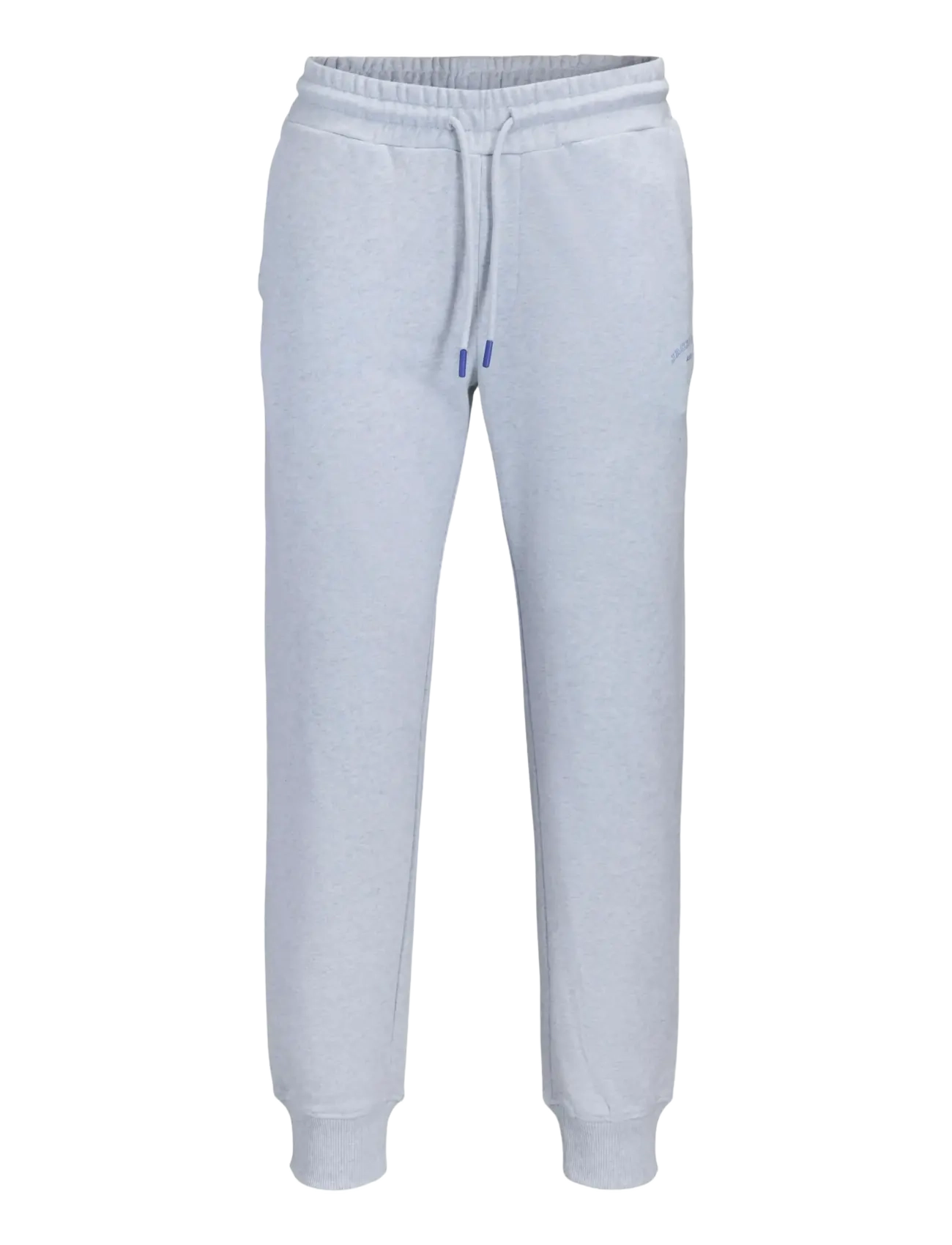 Jack & Jones JPSTGORDON COLLEGE SWEAT PANTS - Collegehousut - WHITE MELANGE / grey