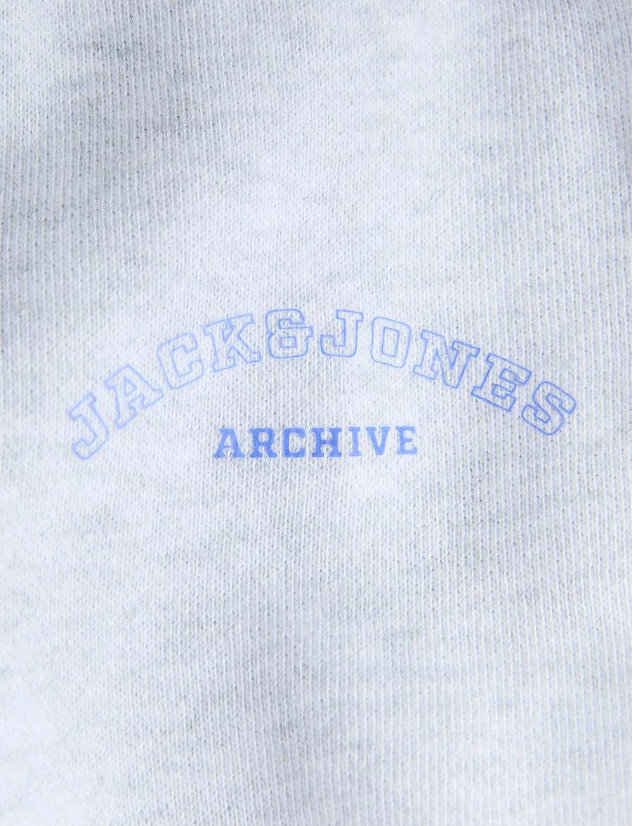 Jack & Jones - JPSTGORDON COLLEGE SWEAT PANTS - kollektionen - white melange - 4