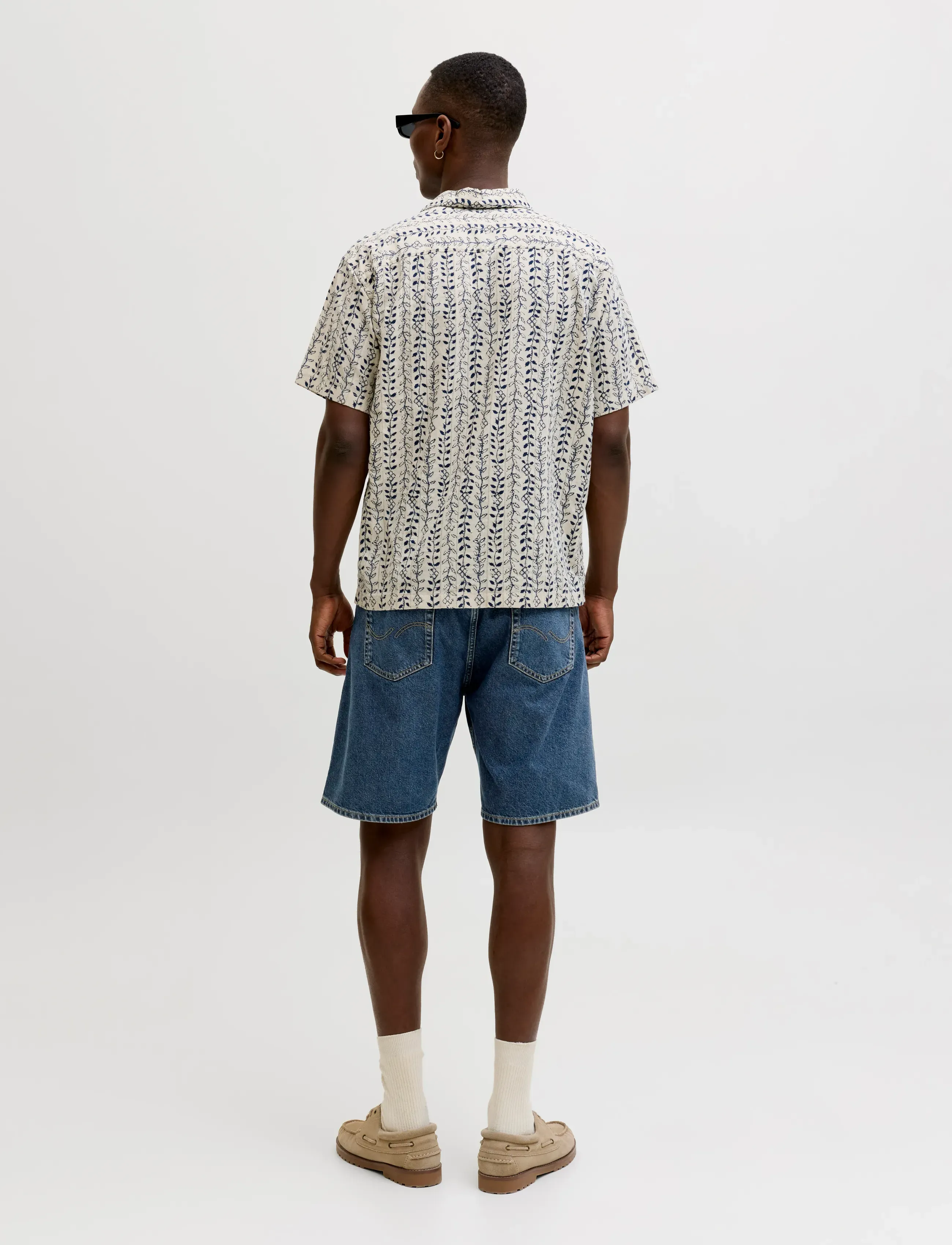 Jack & Jones - JJITONY JJORIGINAL SHORTS SQ 069 SN - gallastuttbuxur - blue denim - 3
