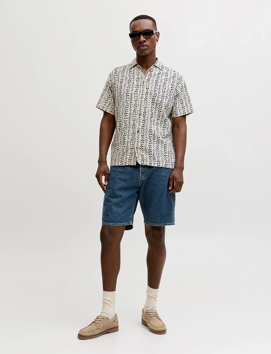 Jack & Jones - JJITONY JJORIGINAL SHORTS SQ 069 SN - jeans shorts - blue denim - 4
