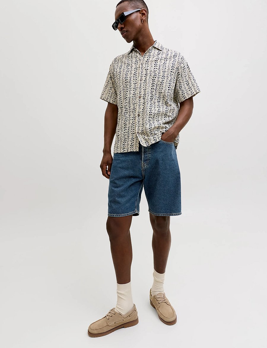 Jack & Jones - JJITONY JJORIGINAL SHORTS SQ 069 SN - jeans shorts - blue denim - 5