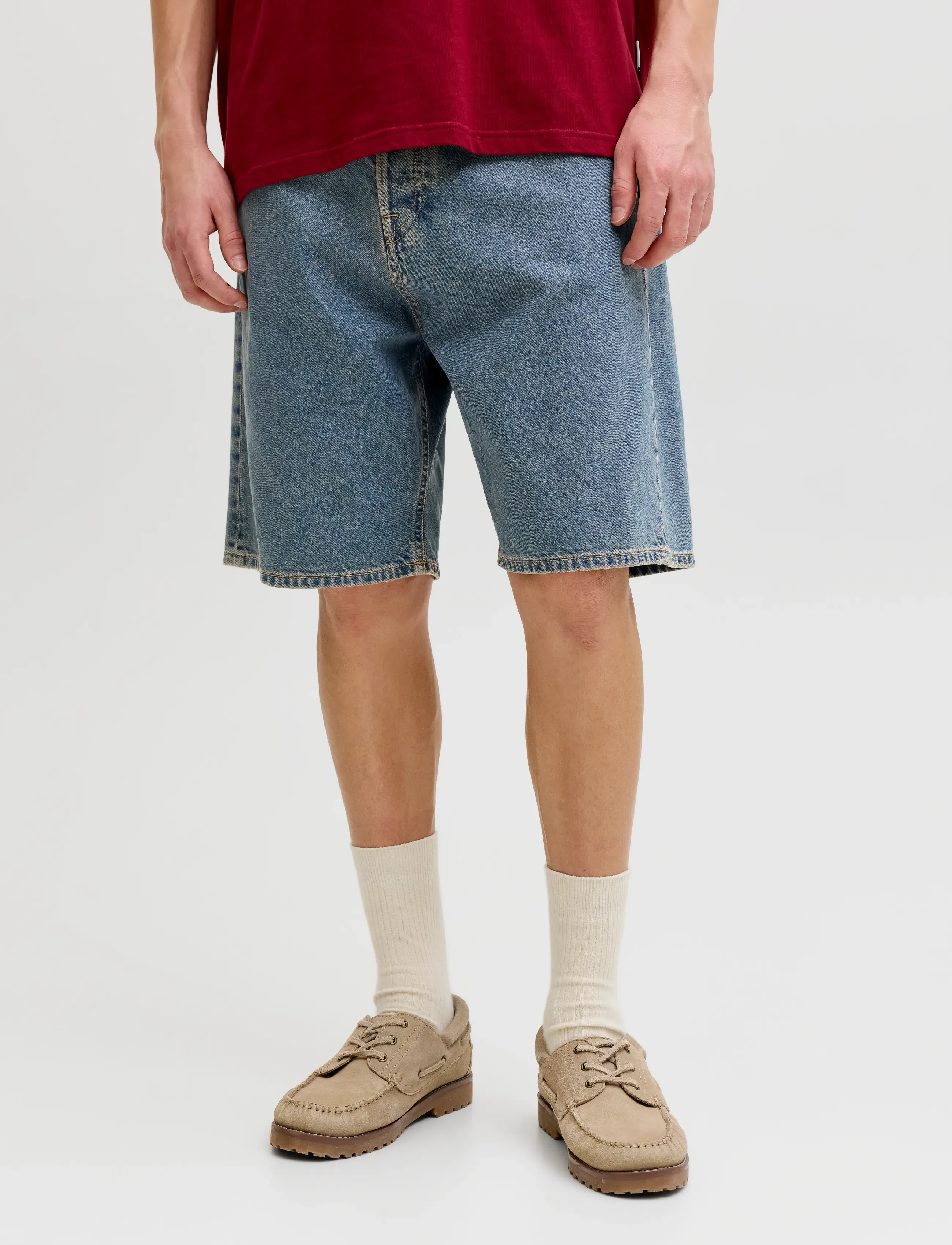 Jack & Jones JJITONY JJORIGINAL SHORTS SQ 069 SN - Shorts - BLUE DENIM / blue