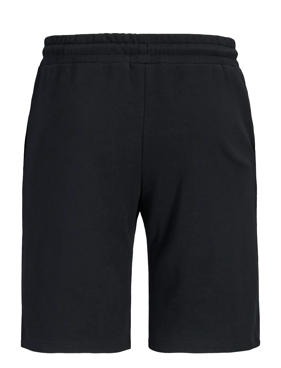 Jack & Jones - JPSTGORDON COLLEGE SWEAT SHORTS MID - sweatshorts - black - 2