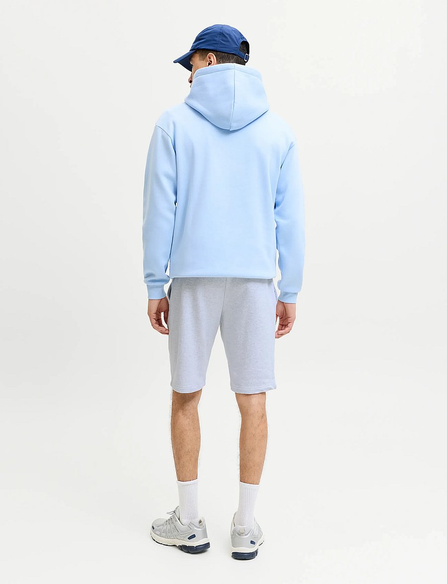Jack & Jones - JPSTGORDON COLLEGE SWEAT SHORTS MID - collegeshortsit - white melange - 3