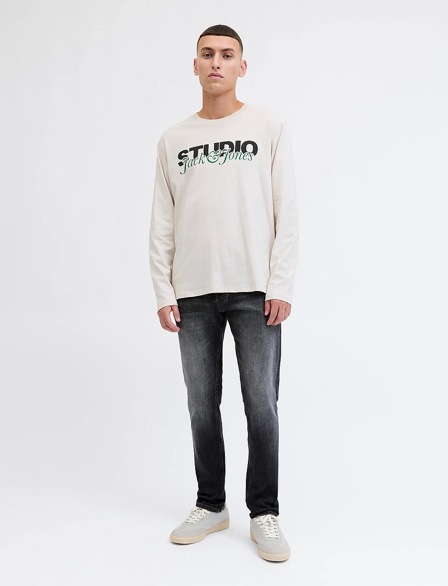Jack & Jones - JJIGLENN JJCOOPER ST 335 BF - aptempti džinsai - black denim - 3