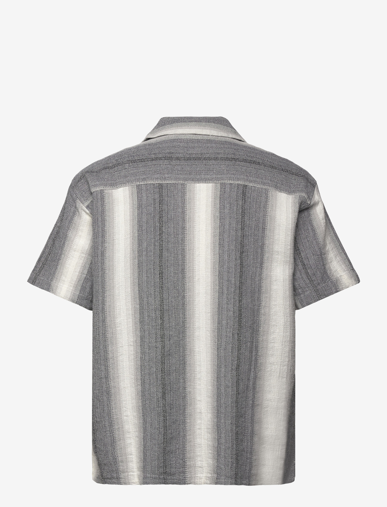 Jack & Jones - JJALVARO DOBBY RESORT SHIRT SS - kortærmede skjorter - black - 1
