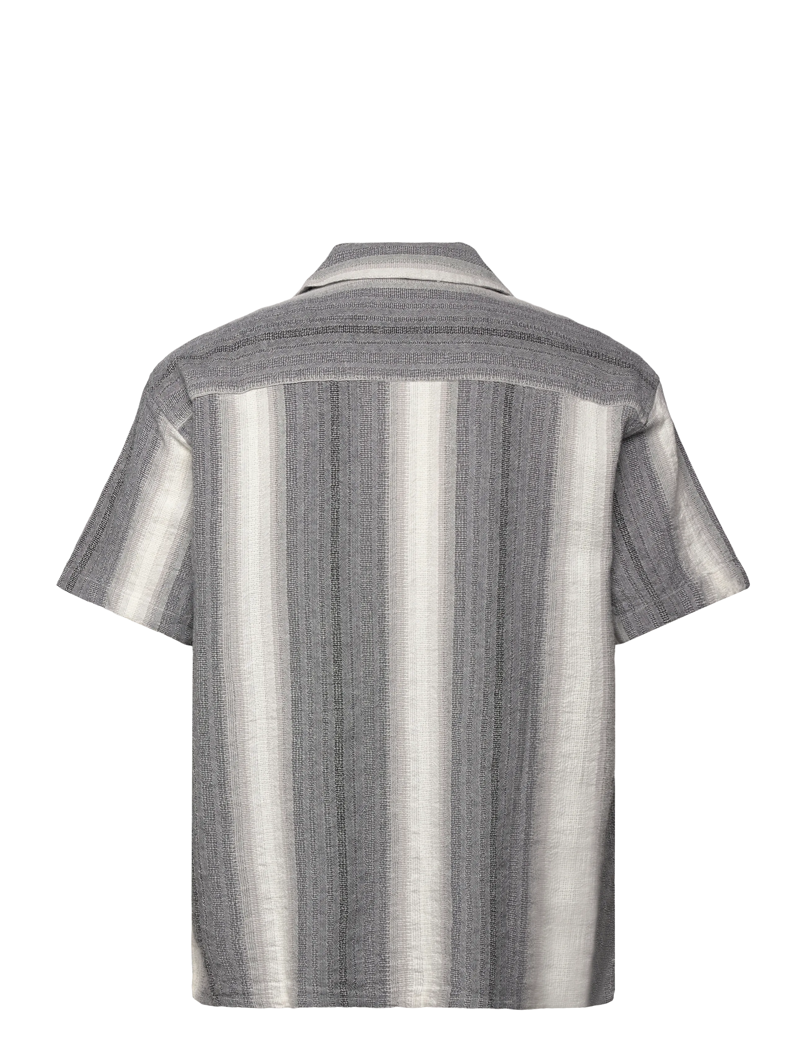 Jack & Jones - JJALVARO DOBBY RESORT SHIRT SS - kurzarmhemden - black - 1