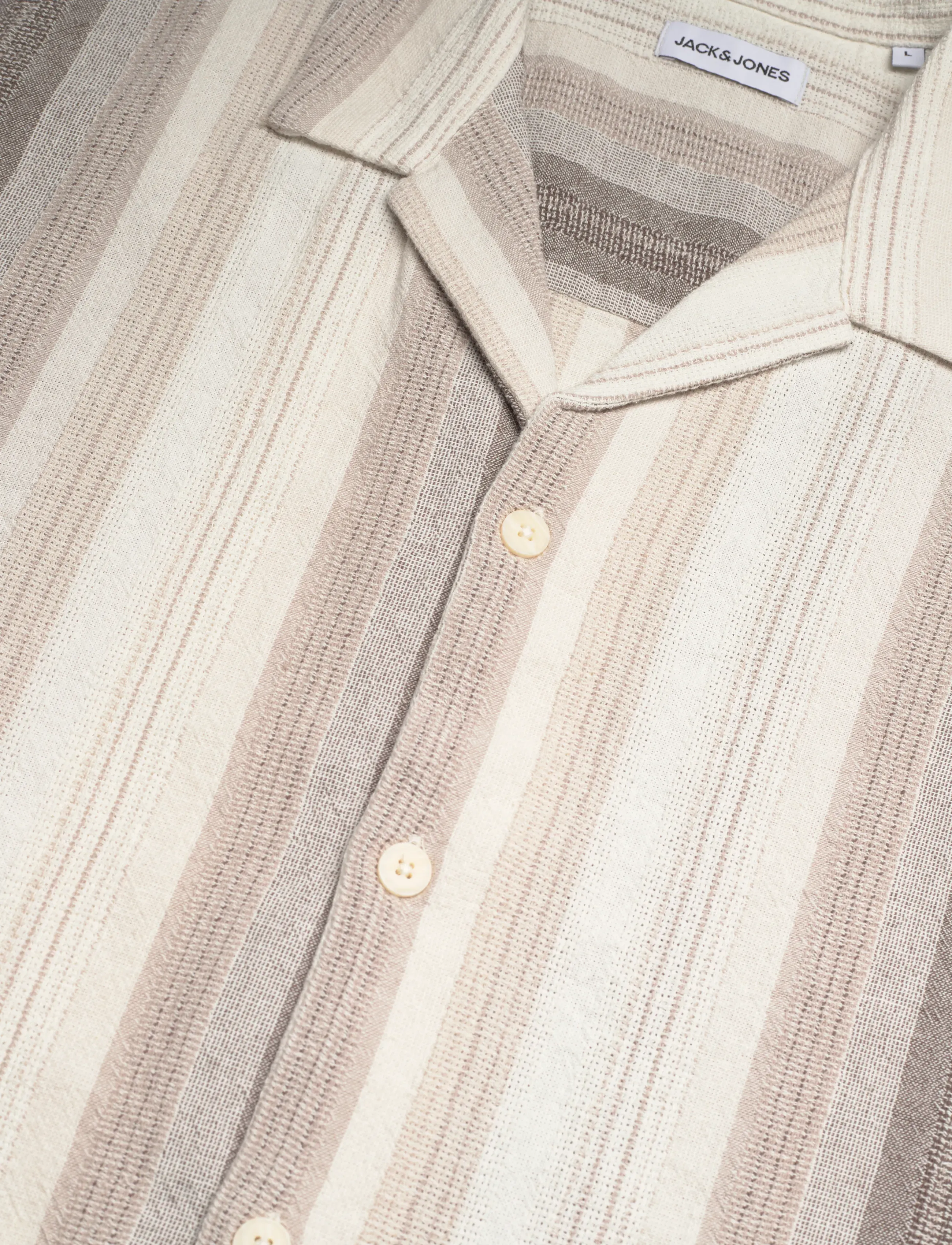 Jack & Jones - JJALVARO DOBBY RESORT SHIRT SS - lühikeste varrukatega särgid - falcon - 3