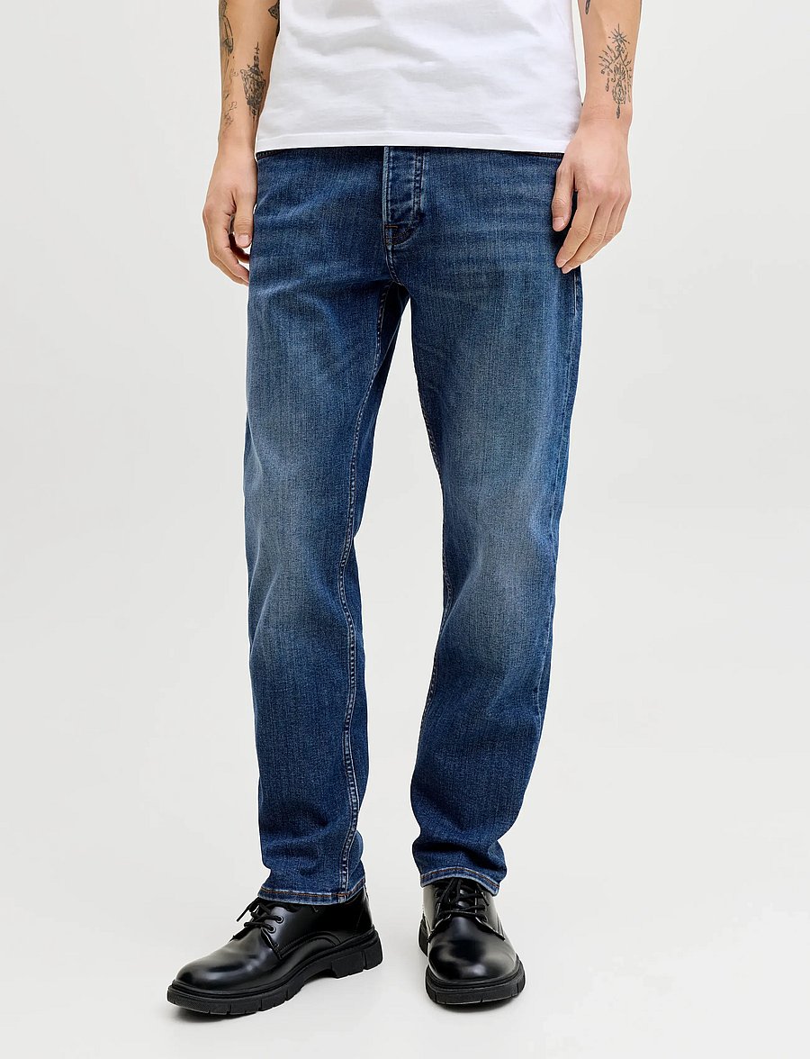 Jack & Jones - JJIMIKE JJORIGINAL ST 172 NOOS - tapered jeans - blue denim - 0