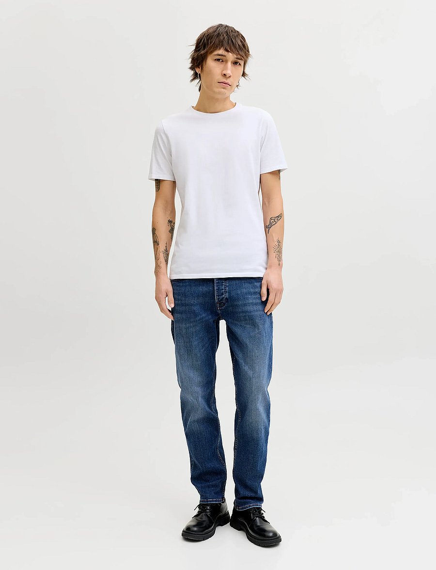 Jack & Jones - JJIMIKE JJORIGINAL ST 172 NOOS - alt kitsenevad teksad - blue denim - 4