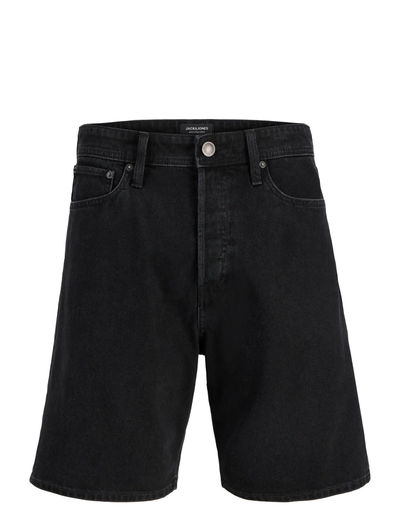 Jack & Jones JJITONY JJORIGINAL SHORTS SQ 070 SN - Shorts - BLACK DENIM / black