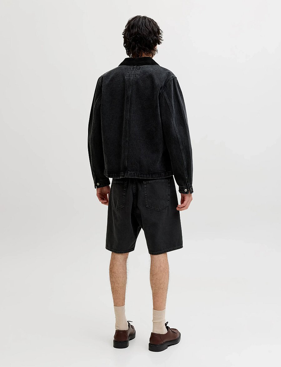 Jack & Jones - JJITONY JJORIGINAL SHORTS SQ 070 SN - jorts - black denim - 3