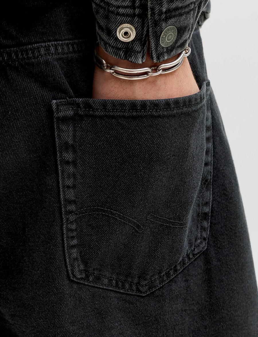 Jack & Jones - JJITONY JJORIGINAL SHORTS SQ 070 SN - jorts - black denim - 5