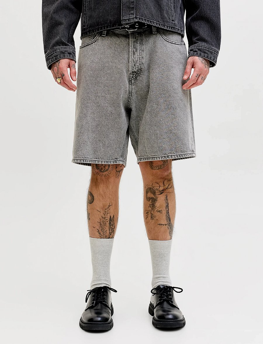 Jack & Jones - JJITONY JJORIGINAL SHORTS SQ 070 SN - jeansshorts - grey denim - 0