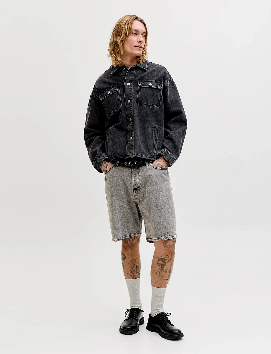Jack & Jones - JJITONY JJORIGINAL SHORTS SQ 070 SN - jeansshorts - grey denim - 4