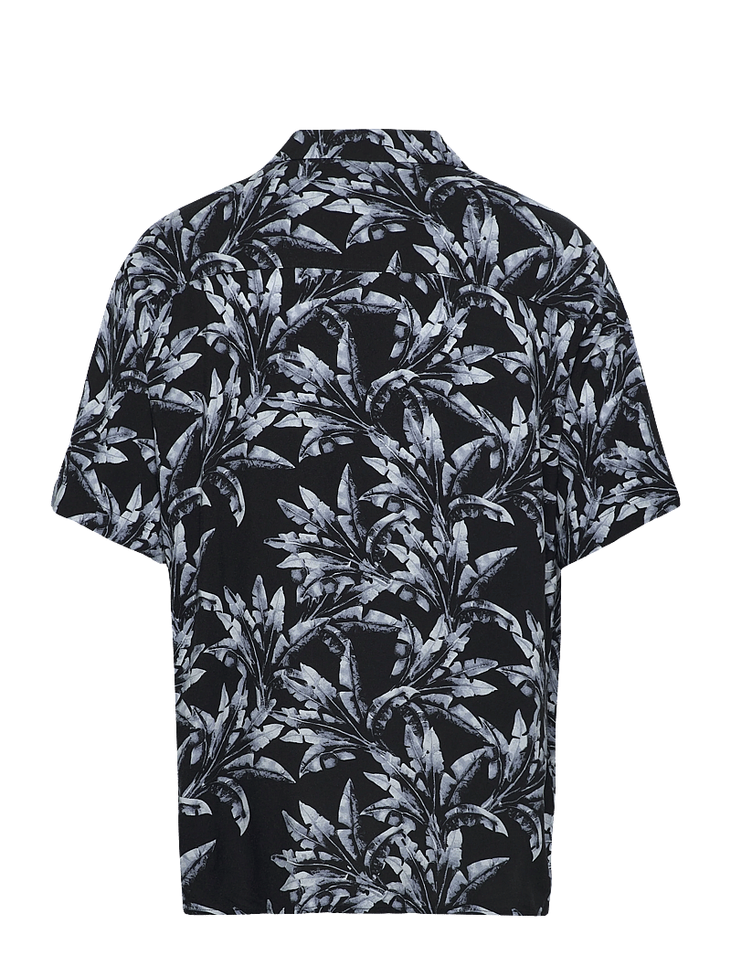 Jack & Jones - JJJEFF MONOCHROME AOP RESORT SHIRT SS - lühikeste varrukatega särgid - celestial blue - 1