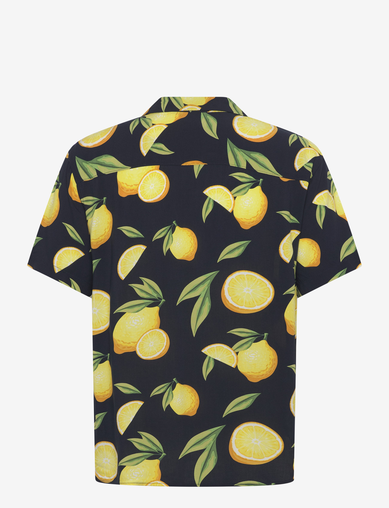 Jack & Jones - JJLEMON RESORT SHIRT SS - kortærmede skjorter - navy blazer - 1