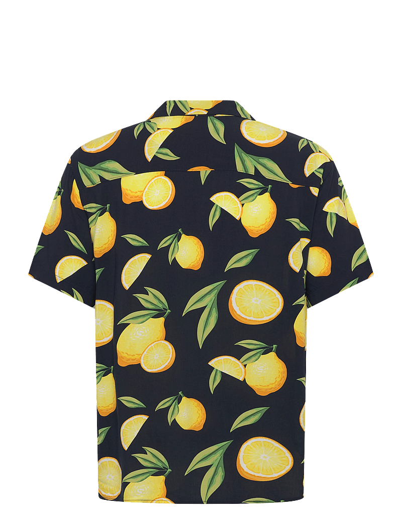 Jack & Jones - JJLEMON RESORT SHIRT SS - kortærmede skjorter - navy blazer - 1