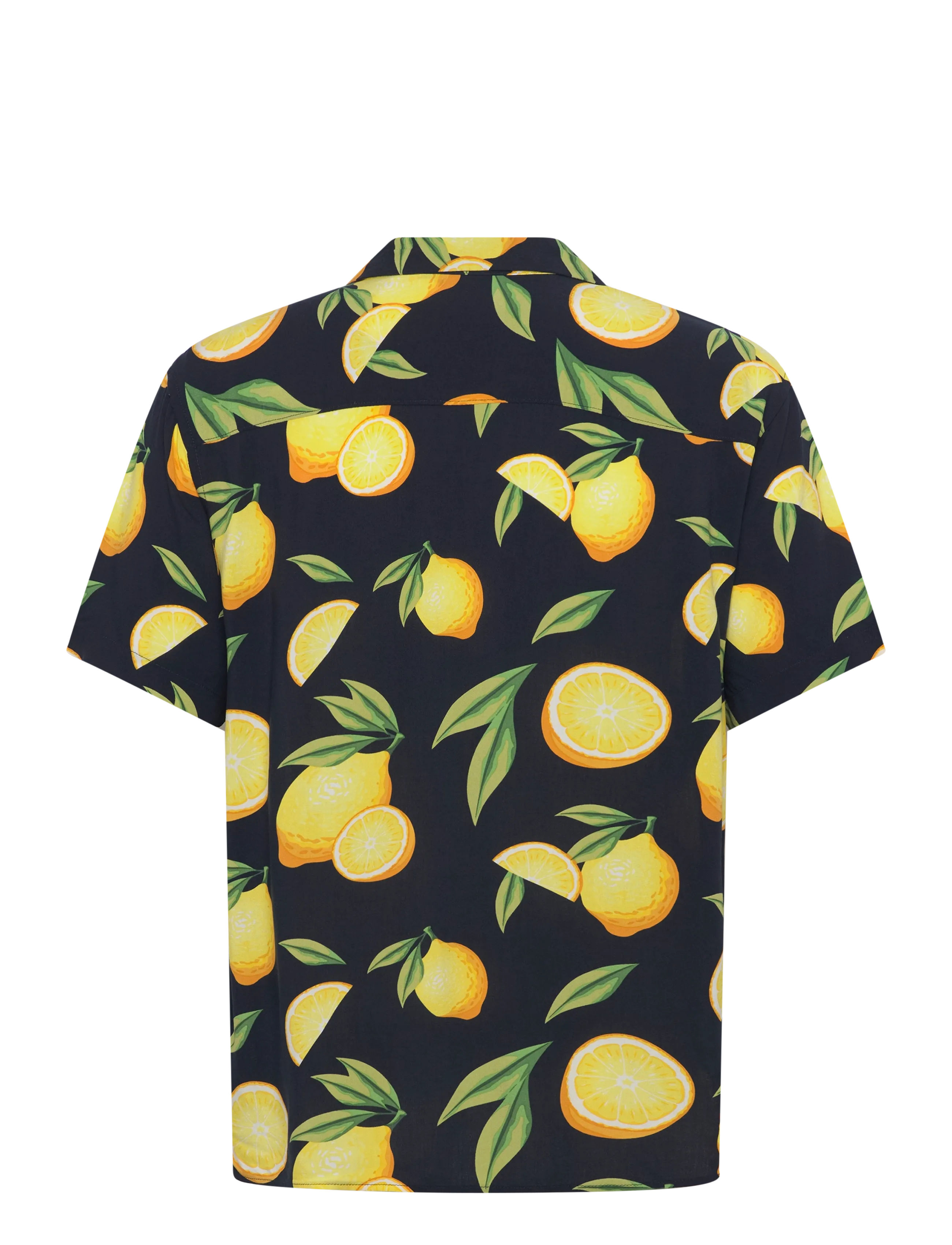Jack & Jones - JJLEMON RESORT SHIRT SS - kurzarmhemden - navy blazer - 1